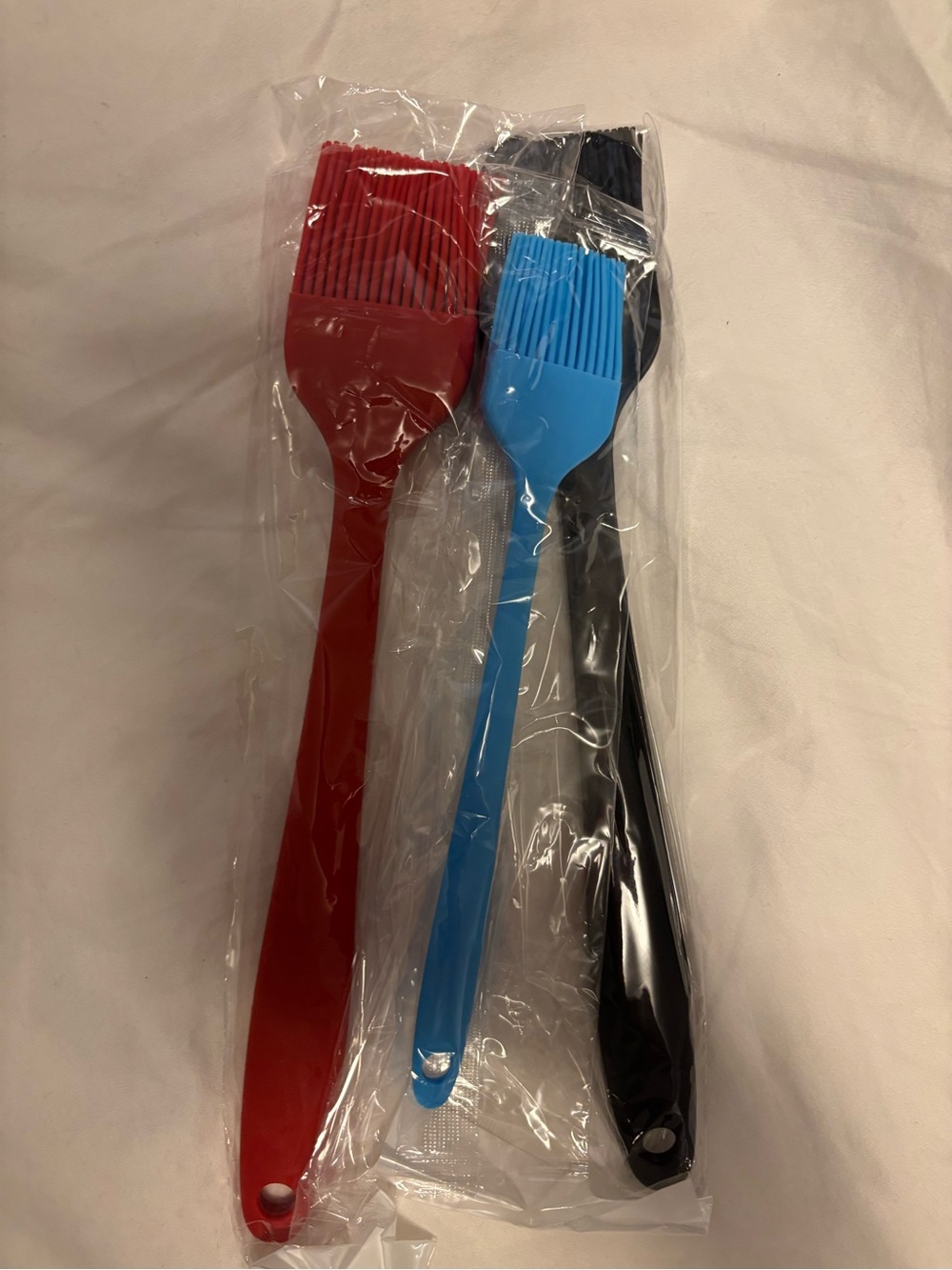 Silicone Basting Brush Set - Red, Blue, Black